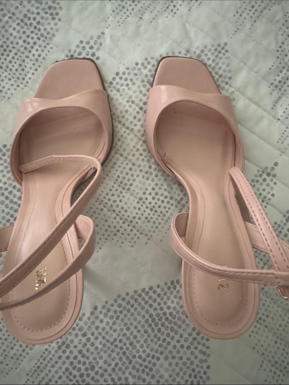 Zara Elegant Pink High Heel Sandals - Picture 8 of 12
